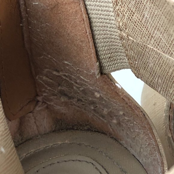 EuroSoft Women's Size 10M Candace Gold Metallic Back Zip Open Toe Sandals - Picture 13 of 14